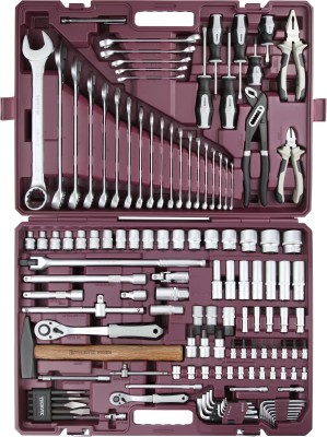Thorvik TS128 Набор инструмента универсальный 1/4", 1/2"DR, 128 предметов TS128