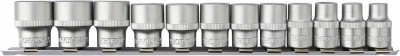 Thorvik S12S1212SM Набор головок торцевых 12-гранных 3/8"DR на держателе, 8-19 мм, 12 предметов S12S1212SM