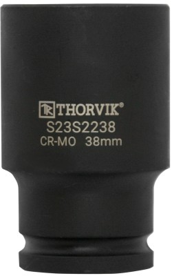 Thorvik S23S2224 Головка торцевая ударная глубокая 12-гранная 1/2"DR, 24 мм S23S2224