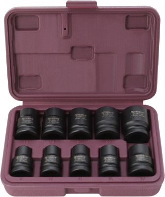 Thorvik S23S1110S Набор головок торцевых ударных 1/2"DR, 10-24 мм,  10 предметов S23S1110S