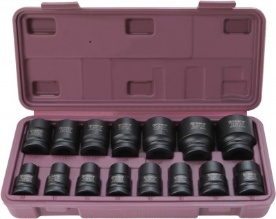 Thorvik S23S1115S Набор головок торцевых ударных 1/2"DR, 10-32 мм,  15 предметов S23S1115S