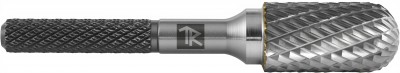 Thorvik TRRBC08200665-2  Борфреза твердосплавная цилиндрическая с радиусным торцом, тип C, 8 мм, двойная насечка, в боксе TRRBC08200665-2