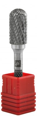 Thorvik TRRBC12250670-2 2 Борфреза твердосплавная цилиндрическая с радиусным торцом, тип C, 12 мм, двойная насечка, в боксе TRRBC12250670-2