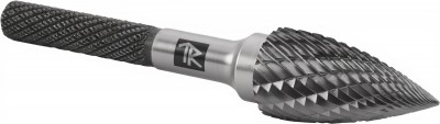 Thorvik TRRBG12250670-2  Борфреза твердосплавная гиперболическая с заостренным концом, тип G, 12 мм, двойная насечка, в боксе TRRBG12250670-2