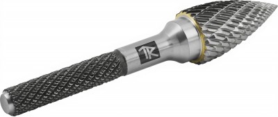 Thorvik TRRBG12250670-2  Борфреза твердосплавная гиперболическая с заостренным концом, тип G, 12 мм, двойная насечка, в боксе TRRBG12250670-2
