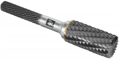 Thorvik TRRBB1225О670-2 Борфреза твердосплавная цилиндрическая с торцевой заточкой, тип B, 12 мм, двойная насечка, в боксе TRRBB1225&#x041E;670-2