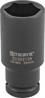 Thorvik S23S2126 Головка торцевая ударная глубокая 1/2"DR, 26 мм S23S2126