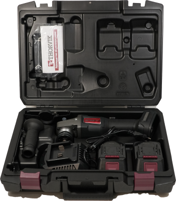 Thorvik BG2095 Машина углошлифовальная аккумуляторная, 20В, 9500 об/мин BG2095