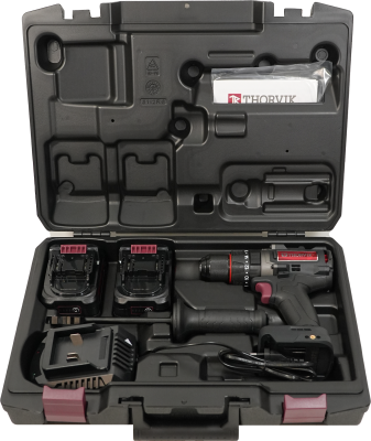 Thorvik BDI201312 Дрель ударная аккумуляторная, 13 мм, 20В, 120 Нм BDI201312