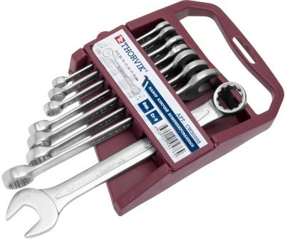Thorvik CWS0008 Набор ключей гаечных комбинированных на держателе, 8-19 мм, 8 предметов CWS0008
