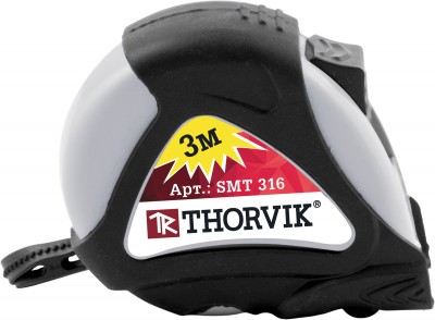 Thorvik SMT316 Рулетка в обрезиненном корпусе, 3 м SMT316