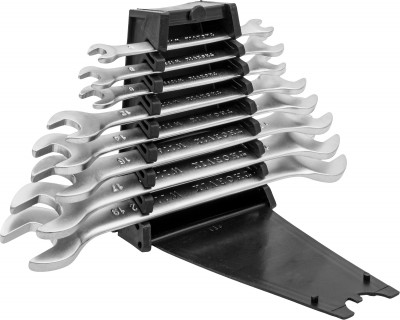 Thorvik W1S6PR Набор ключей гаечных рожковых серии ARC на держателе, 8-19 мм, 6 предметов W1S6PR