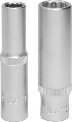 Thorvik FS31409 Головка торцевая глубокая 12-гранная 1/4"DR, 9 мм FS31409