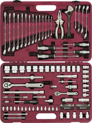 Thorvik UTS0101 Набор инструмента универсальный 1/4", 1/2"DR, 101 предмет UTS0101