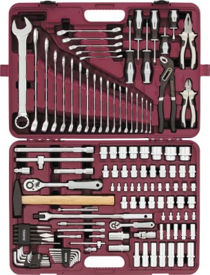 Thorvik UTS0127 Набор инструмента универсальный 1/4", 1/2"DR, 127 предметов UTS0127