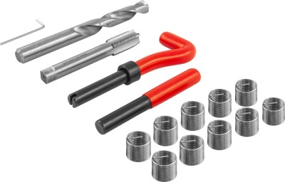 Thorvik TRIS14125 Набор для восстановления резьбы M14x1.25, 15 предметов TRIS14125