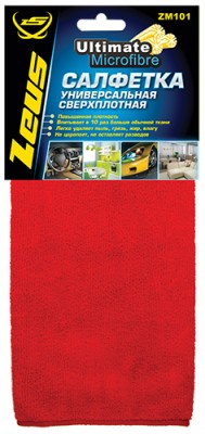 Zeus ZM101 Салфетка  УНИВЕРСАЛЬНАЯ СВЕРХПЛОТНАЯ из микрофибры, 35х35 см. ZM101