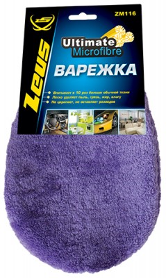Zeus ZM116 Варежка из микрофибры, 26х18 см. ZM116